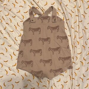 Kate Quinn Brown Donkey Print One Piece